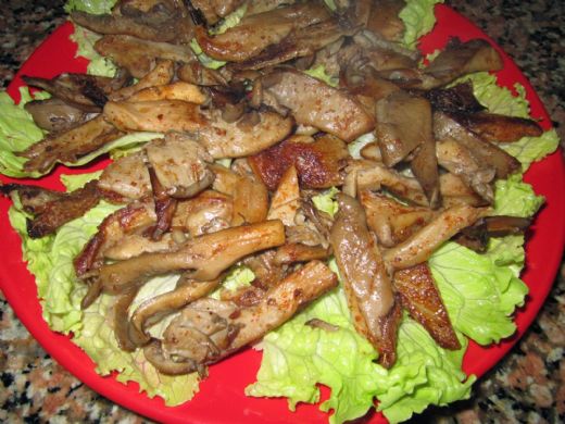 İstiridye Mantarı Kızartması Tarifi ve Malzemeleri